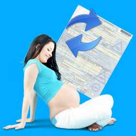 Как написать заявление при больничном по беременности